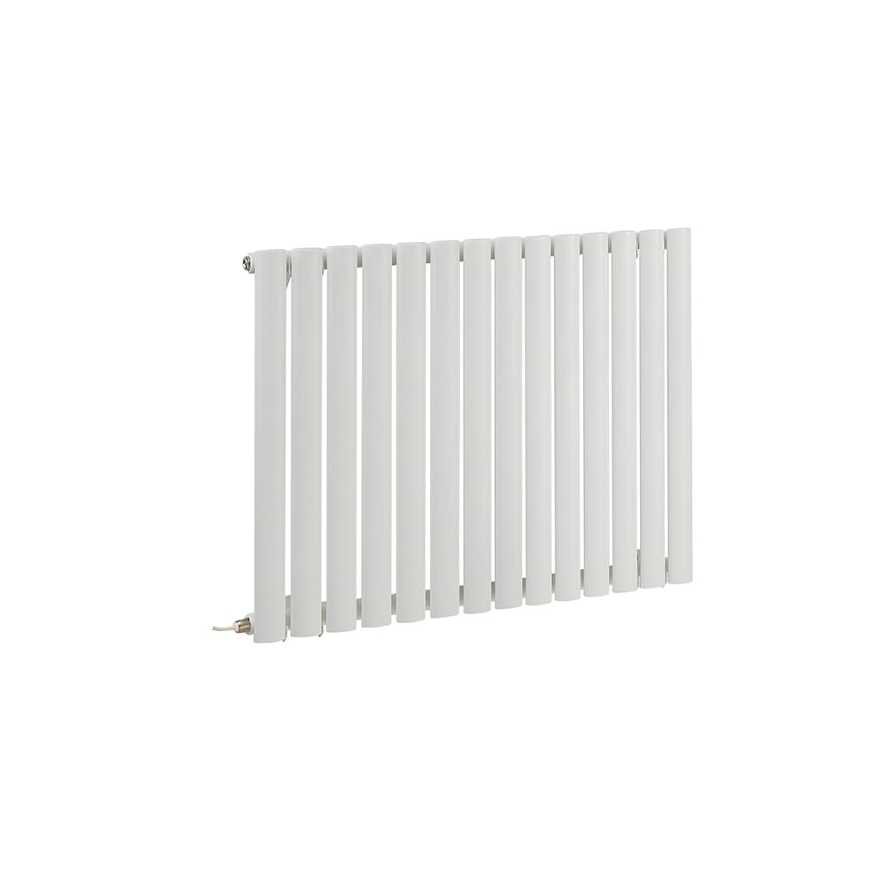 Milano White X Ecoso Aruba - Electric Horizontal Designer Radiator - 635Mm X 826Mm (Single Panel) - With No Thermostat