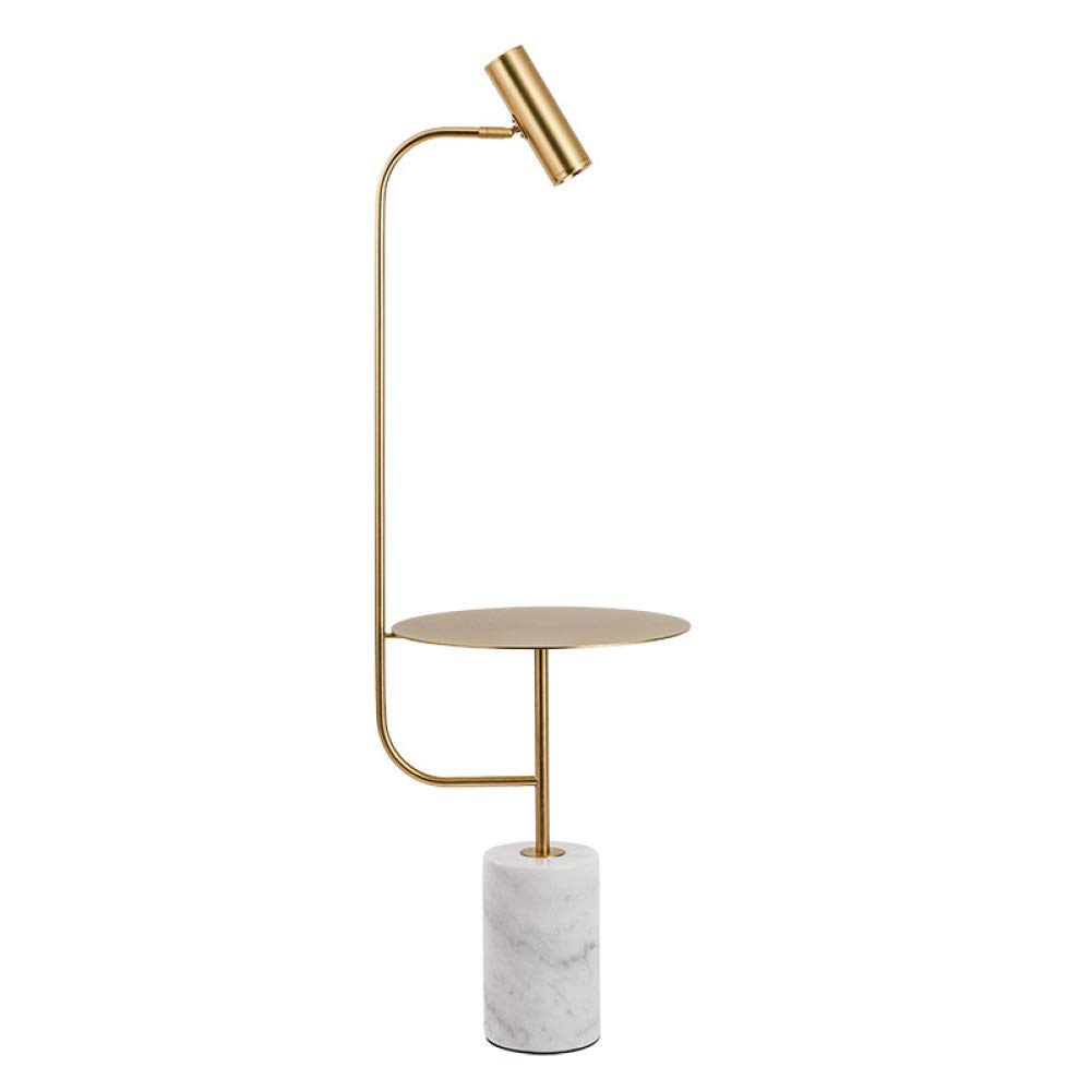 Lámpara de lectura vertical con mesa de centro para tu rincón de descanso