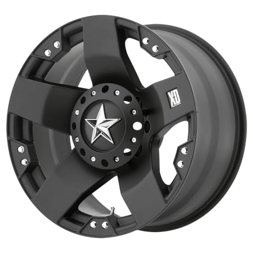 XD-Series Rockstar XD775 Matte Black Wheel (20x8.5"/5x5.5")
