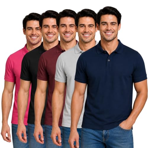 Image of INKKR Men's Polo Neck T-Shirt Combo