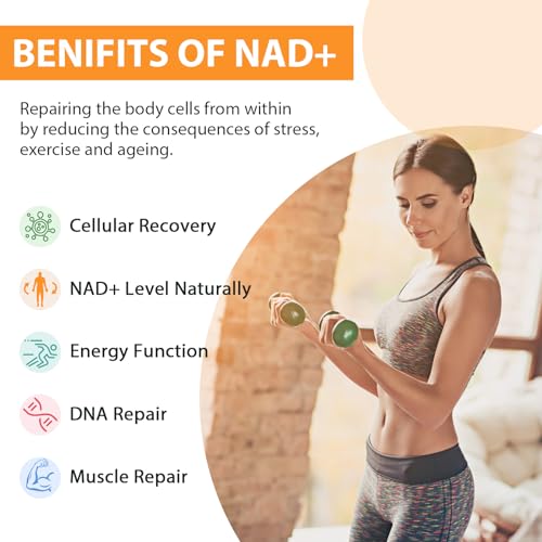 Orgabay Liposomal NAD+ Supplement 500 mg, High Absorption, Boost NAD+ with TMG 250 mg, Actual NAD Plus More Efficient Than Nicotinamide Riboside, Support Cellular Energy, Healthy Aging | 480 Softgels - Thumbnail 7