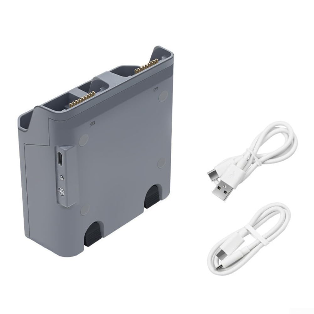Batterie et chargeur de télécommande pour DJI Air 3S - Double utilisation efficace avec port USB pratique