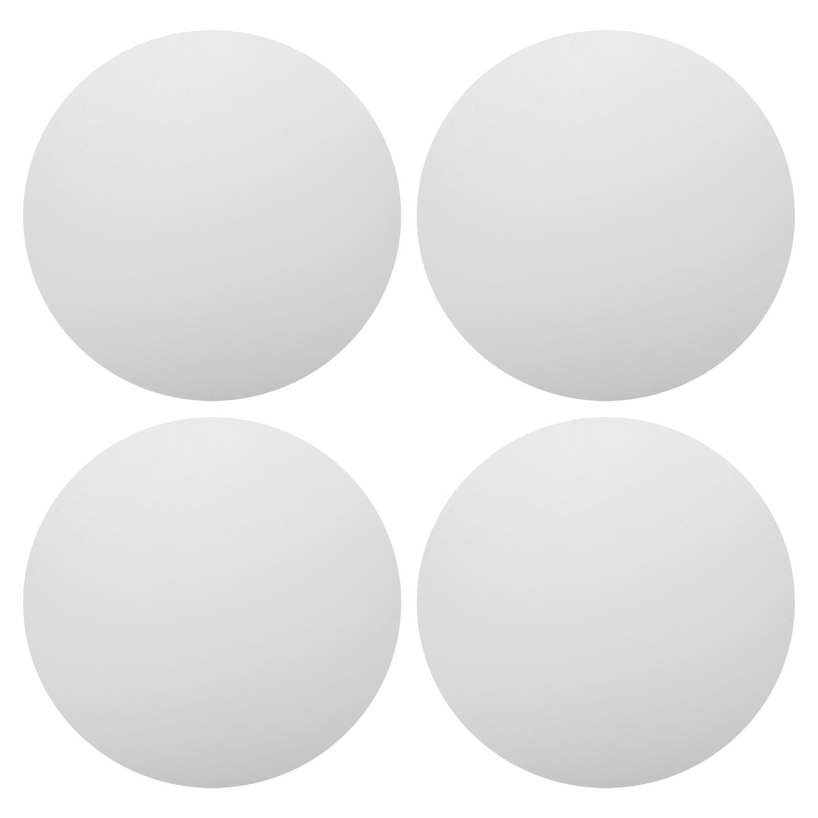 BESTonZON Toiles Rondes Blanches Résistantes la Déformation Compatibles Peintures à L'huile et Acrylique en Toile Peinture Lot de 4 pour Pratique Artistique