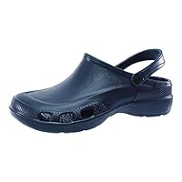 Ladeheid Men's and Women's Lightweight EVA Clogs LA-885 (Dark Blue, 4.5 UK)