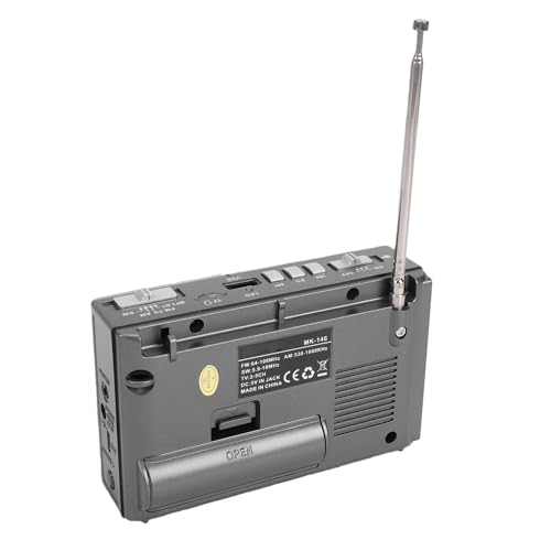 Radio portátil Yunseity AM FM SW Bluetooth USB recargable miniatura 7