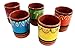 Cactus Canyon Ceramics Spanish Terracotta 5-Piece Cup Set, Multicolor