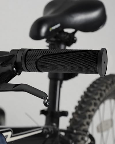 Bike Handlebar Grips, Replacement Bicycle Grips, Bike Handle Bar Wraps for Mountain, MTB, BMX, Beach Cruiser, Kids Bikes, Soft Non-Slip-Rubber Hand Grip Comfortable Ergonomic (Standard) - Thumbnail 6