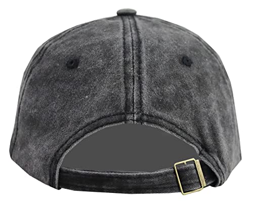 Dog Mom Gifts For Women, Cute Dog Girl Baseball Cap, Adjustable Vintage Washed Cotton Denim Dog Lovers Accessories Hats For Girlfriend (Dog Girl Embroidery-Black, One Size) #TOP5