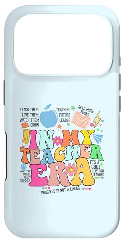 in My Teacher Era T-Shirt éducatif coloré pour Enseignants Coque pour iPhone 17 Pro