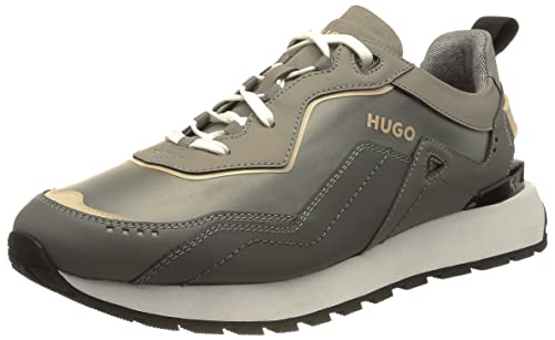 HUGO Cubite_Runn_ctx, Zapatillas Hombre, Open Grey69, 41 EU