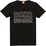 BOSS Orange 10131643 01, Camiseta Hombre, Negro (Black), X-Large