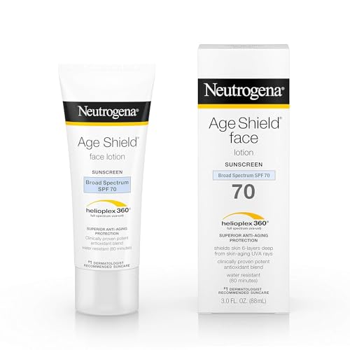 Neutrogena Age Shield Anti-Oxidant Face Lotion Sunscreen with Broad Spectrum SPF 70, Oil-Free & Non-Comedogenic Moisturizing Sunscreen to Prevent Signs of Aging, 3 fl. oz (Pack of 2) - image 8