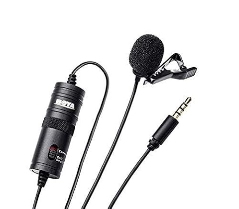 BOYA By M1 Lavalier Auxiliary Microphone For Smartphones, Canon