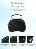 Funda para FLYDIGI Vader 5 Pro, PU, degradado mate negro, con cable de carga | Protección EVA, bolsillo de malla tipo panal, asa ancha, forro suave, estuche portátil de viaje 6