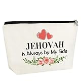 Baptism Gift Christian Makeup Bag Inspirational Christian Gifts For Women Cosmetic Bag Bible Verse Make Up Bag Christmas Birthday Gifts For Her Daughter Soul Sisters Friend