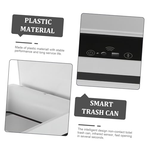 Papelera automática rectangular con sensor de movimiento miniatura 5