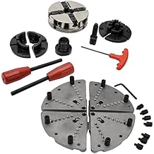 PSI Woodworking CUG3418CCX Special Edition Utility Grip 4-Jaw Lathe Chuck System with Jumbo Flat Jaws
