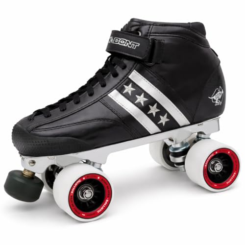 Bont Quadstar Carbon Roller Derby Skates Package with Aluminum Plate & Ballistic Wheels (6/38)