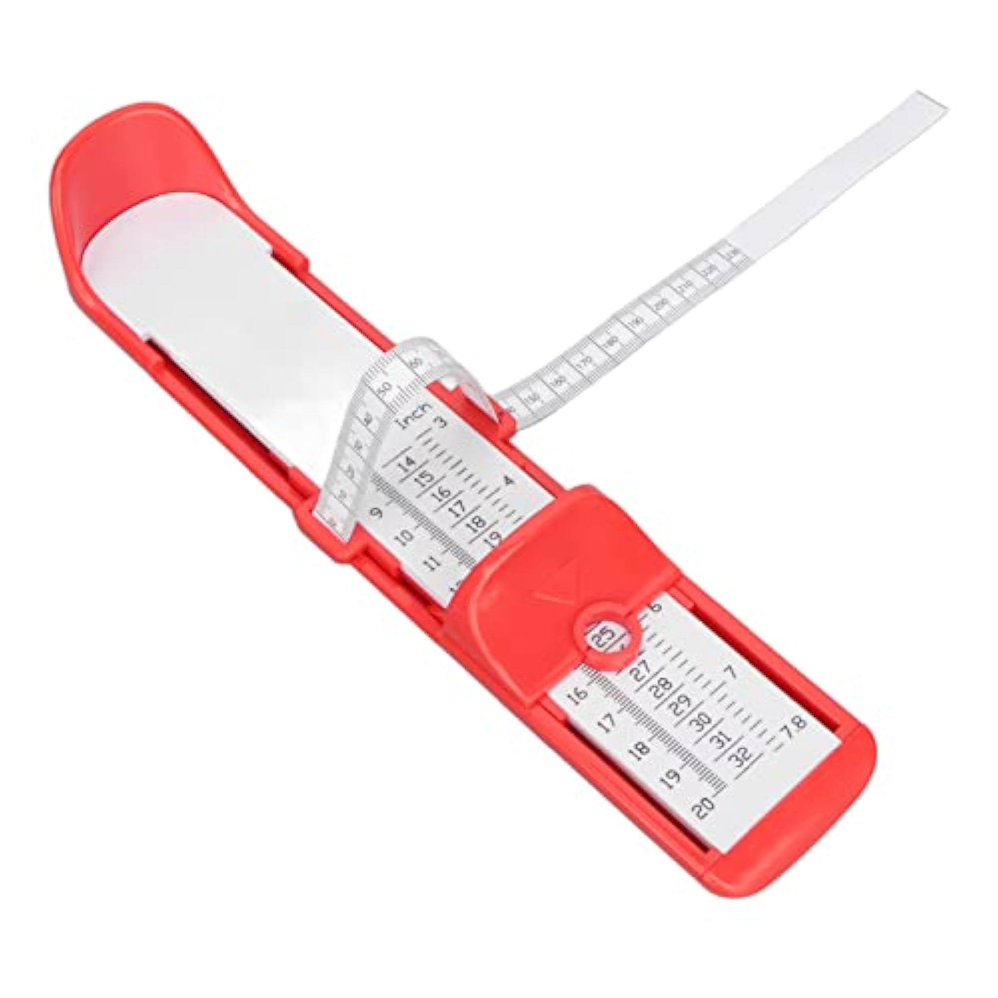 Portable Foot Measuring Device for Kids, Red