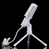MASUNN Leory Drehbar 3,5 Mm Kondensator Karaoke Mikrofon Mic Recording Stand Mikrofon Mit Halterung