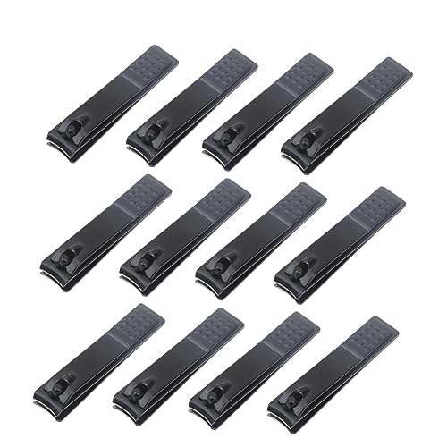 BELLIFFY 12pcs Nail Trimmer Set Professional Nail Clippers Comfortable Grip for Easy Nail Cutting