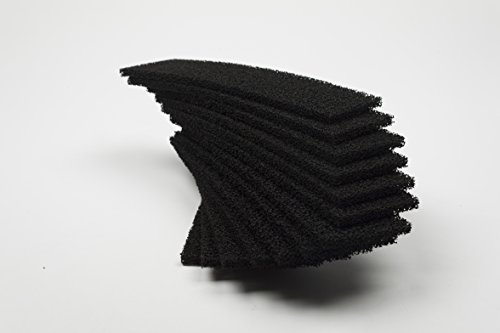 Ltwhome Compatible Carbon Foam Filters Suitable For Fluval U4 Filter (Pack Of 12) #TOP2