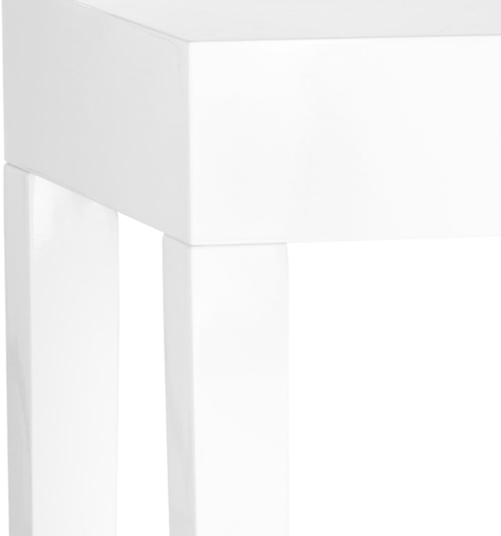 Safavieh Home Collection Mid-Century Scandinavian Kayson White Console Table : Everything Else