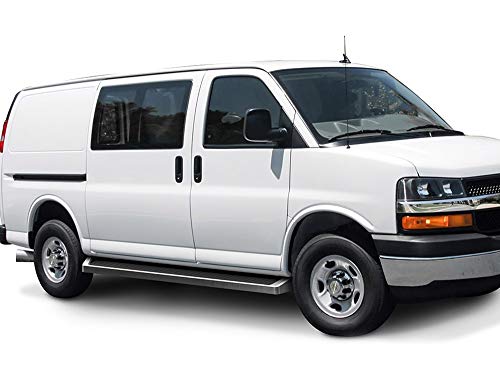 Estribos Tuxtreme aluminio 6 pulgadas para Chevy Van miniatura 2