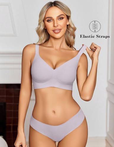 Image of Avidlove Wireless Bra for Women Seamless Push Up Full Coverage Bra Comfort Bralette Support Everyday Bra