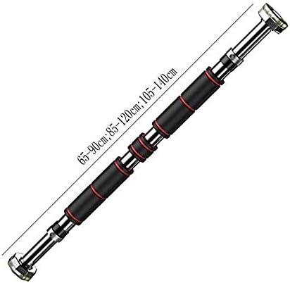 Miniatura 2 de Barra horizontal ajustable Pull-Ups en la puerta interior Equipo de fitness sin perforaciones sola varilla