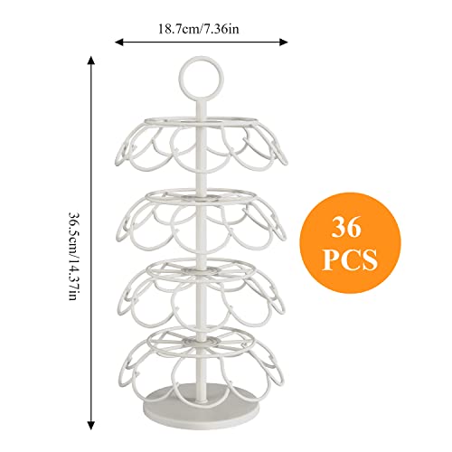 Support rangement capsules café 36 dosettes pour vider vos tiroirs