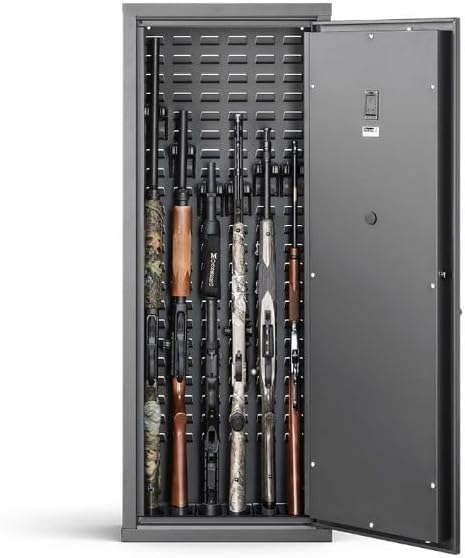 Miniatura 2 de SecureIt Agile Model 52 Gun Safe - Holds Rifles, Shotguns, Pistols & Other Handguns - Intelligent Home Firearm Storage wKeypad Control, Easily Wall