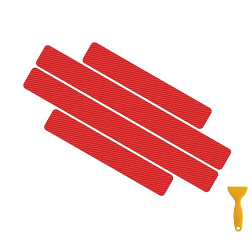 Luminuti Carbon Car Door Sills Protector, 4d Car Door Threshold