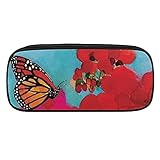 mariposa taladro del geranio La cremallera en el bolsillo trasero garantiza que no se deslice durante el transporte. Está hecha de material impermeable para proteger el contenido en el interior.