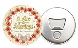 Décapsuleur aimanté réfrigérateur 8ans de mariage noces de...