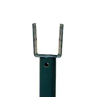 AshmanOnline Ashman Ground Screw Green (1 Pack), No Dig, U-Model Screw in Post Stake - 27.5 Inch Long, Fits Standard 4x4 (3.5 X 3.5 Inch) Great for Mailbox Posts.