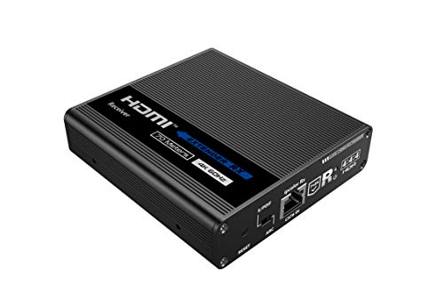 WeJupit Receptor extensor HDMI en cascada 4K a 60Hz solamente, hasta 10 conexiones (WJEXT70-2R)