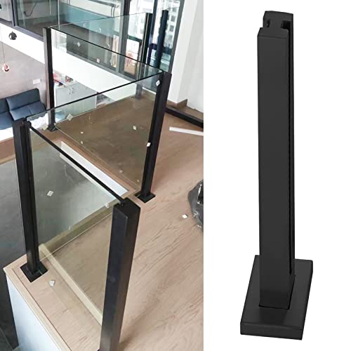 Système de garde-corps d'escalier en verre pour sécuriser un balcon