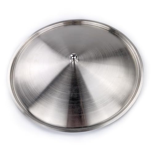 BREKX Brushed Stainless Steel Replacement Lid, Premium Beverage Tub Cover with Center Knob, Compatible with Anchored Tub Line