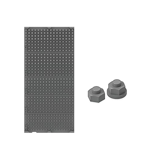 TECKEEN 3D-Print Screws Rivet Assorted Kit Grey Rivets Screw Rivets for DIY Model Kit Detail Enhancement