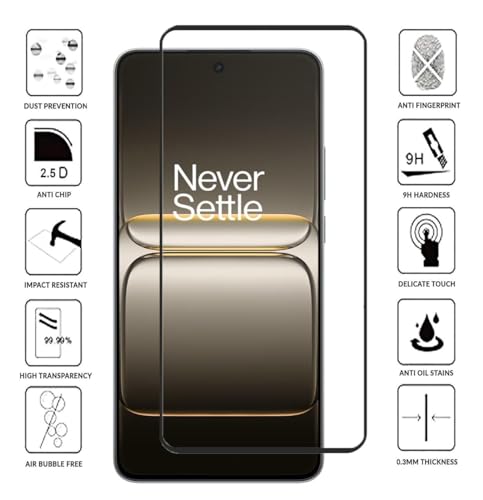 Image of ZARALA Tempered Glass Screen Protector Compatible for OnePlus Nord CE5 | Front And Back Screen Guard With camera lens protector (Nord CE5, Combo)