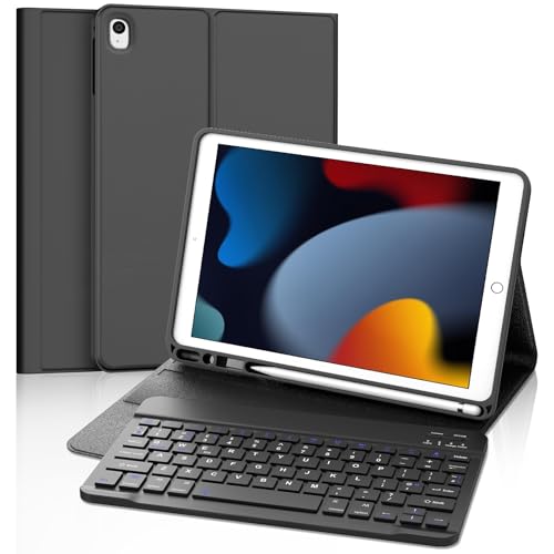 Clavier pour iPad 10.2 et pavé tactile noir pour travailler en déplacement