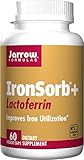 Jarrow Formulas Ironsorb + Lactoferrin, Iron Utilization Support, 60 Veggie Capsules