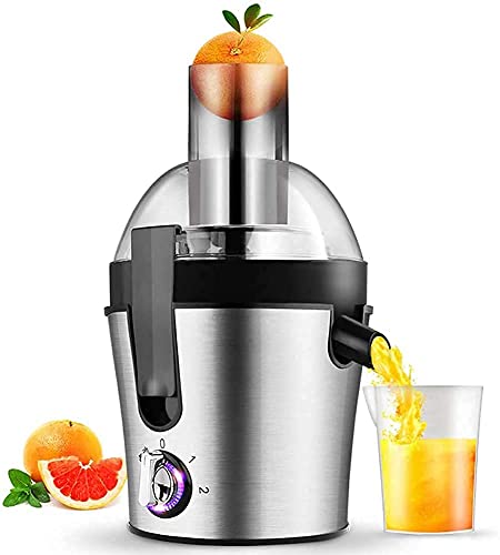 Juicer Machines,Juicer Machine 3 Speed Centrifugal Juicers Powerful Juice Extractor Stainless Steel with Anti Drip Function Easy to Clean BPA Free 1.5 L Slow juicer