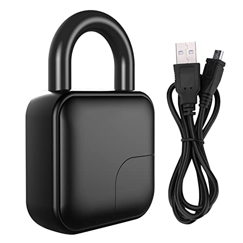 Cadeado de impressão digital inteligente Cadeado com impressão digital, para dormitório de controle