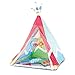 Kikkaboo arco di gioco 2in1 tepee tenda 5 giocattoli 18 palline colorate cuscino, colorazione:rosa