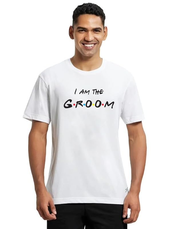 I Am Groom T-Shirt for Men – Wedding Party, Bachelor Party, Engagement, Pre-Wedding Celebration Outfit, Cotton Casual Printed Tee for Groom I Am Groom T-Shirt for Men – Wedding Party, Bachelor Party, Engagement, Pre-Wedding Celebration Outfit, Cotton Casual Printed Tee for Groom