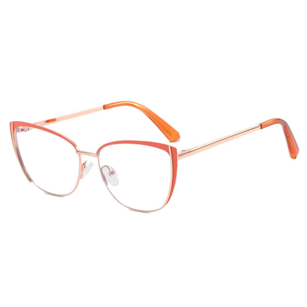 Vintage Eye blokujące niebieskie światło metalowe okulary ramka okulary optyczne damskie modne okulary okulary
