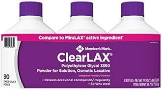 Member's Mark ClearLAX (17.9 Ounce, 3 Pack)
