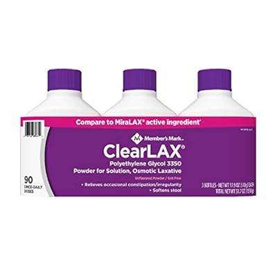 Members Mark ClearLAX 17.9 Ounce, 3 Pack